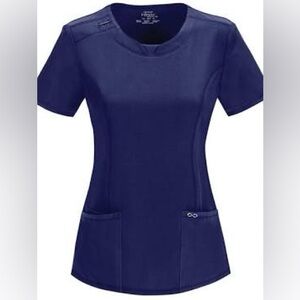 Cherokee Infinity Scrub Top, Blue - Small